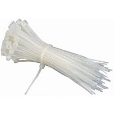 White cable ties